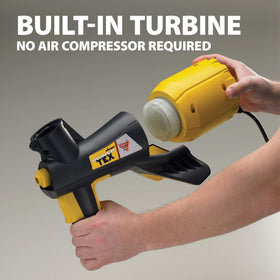 Wagner Power Tex three nozzles included for flexible texture patterns.