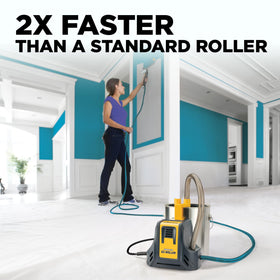 Wagner PowerFlow EZ Roller 16 ft hose extends reach for high walls