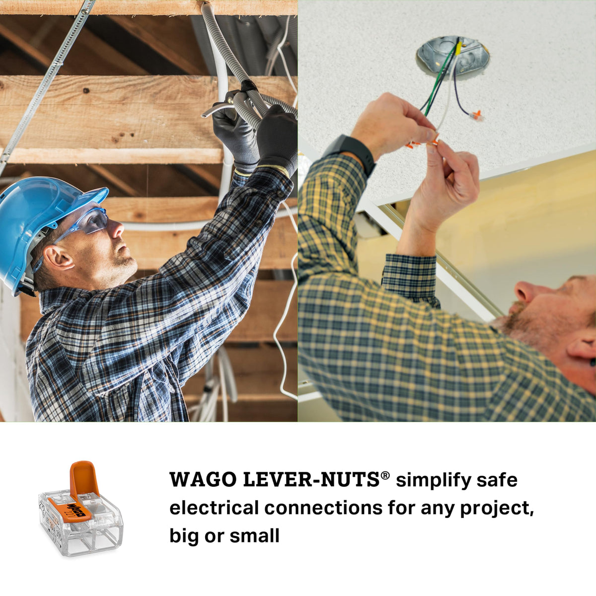 WAGO 221-412 lever-nuts easy-install design speeds setup.