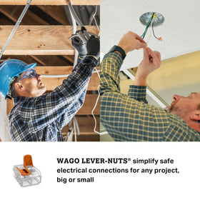 WAGO 221-412 lever-nuts easy-install design speeds setup.
