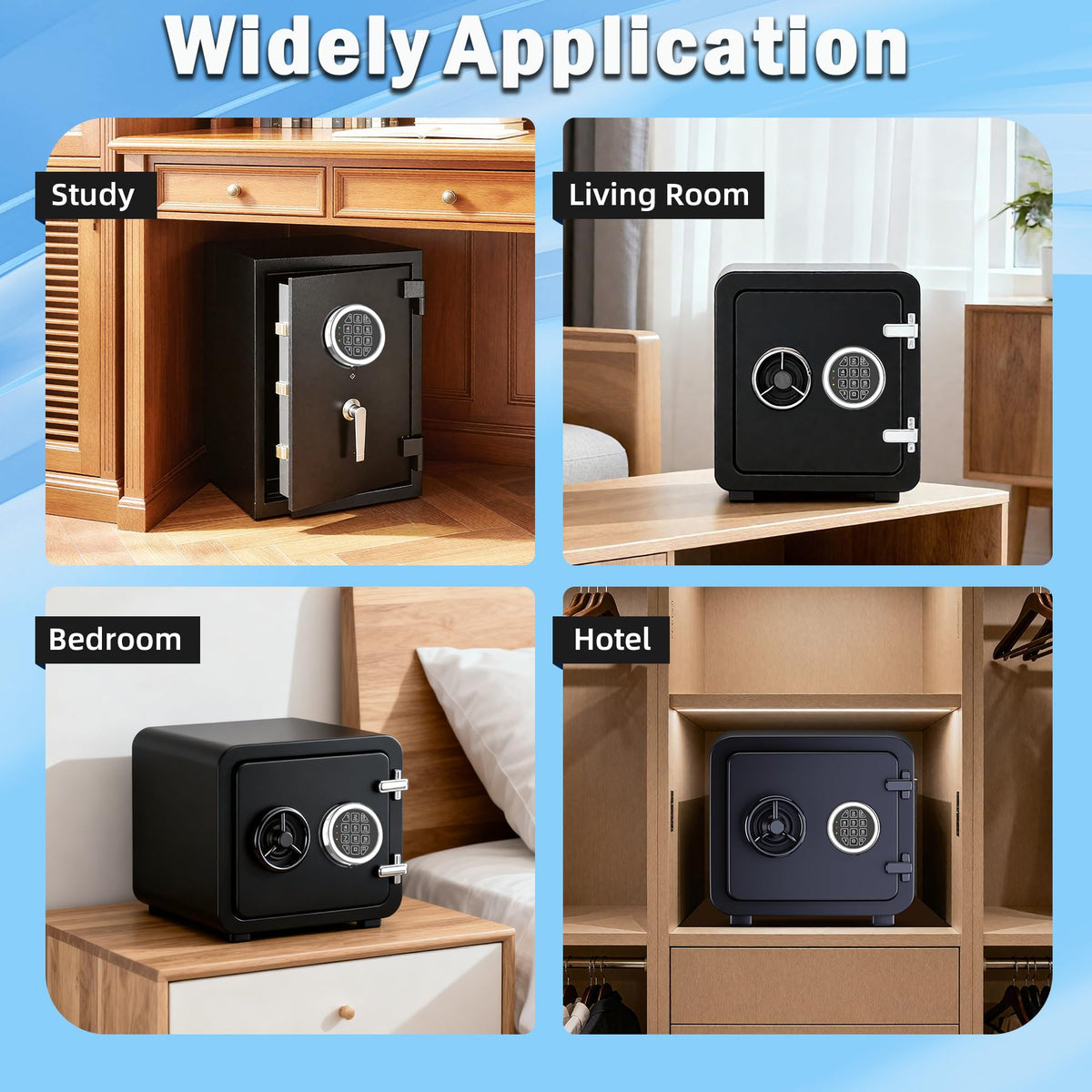 WAH LIN PARTS chrome digital keypad suited for hotel and cabinet safes