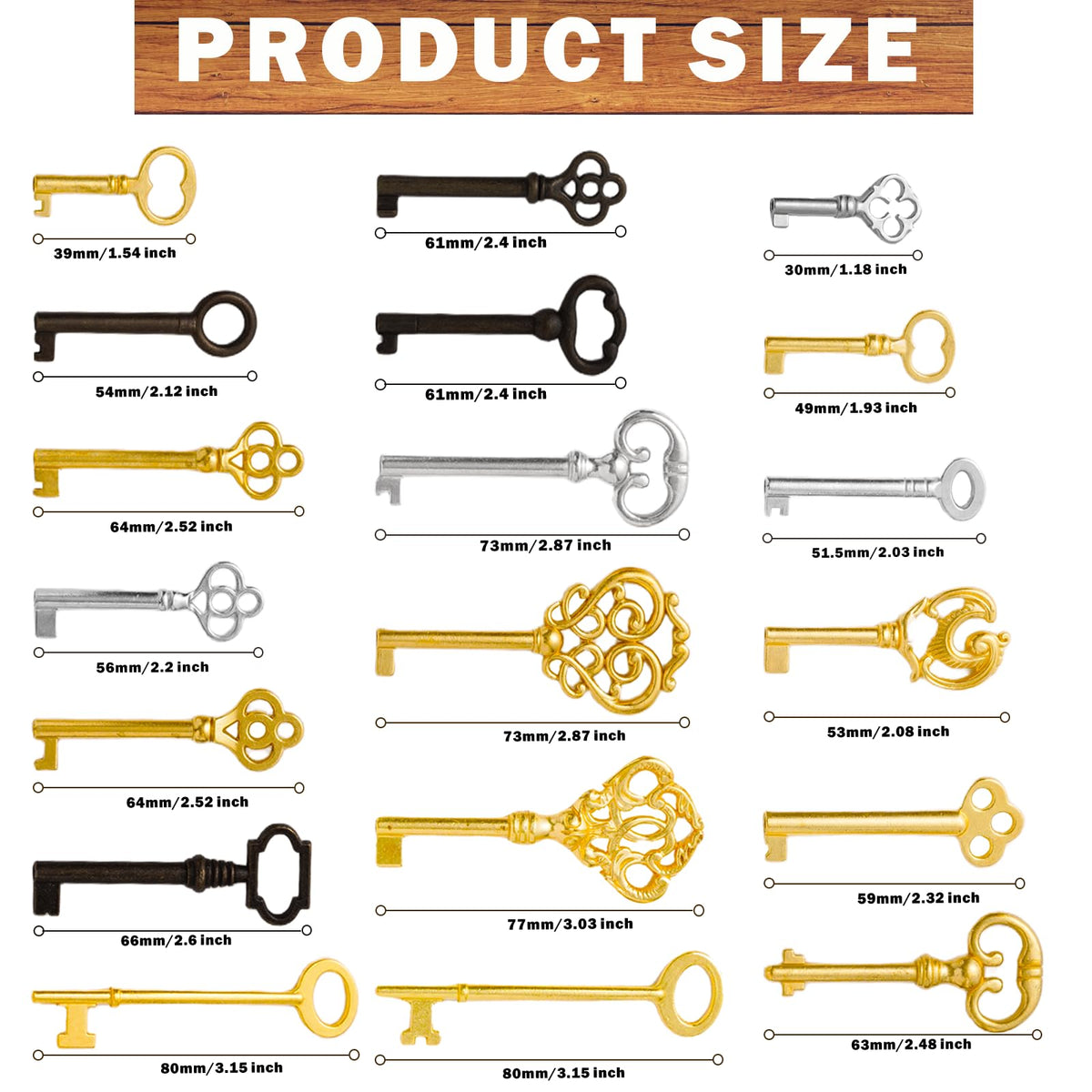 WAH LIN PARTS hollow-barrel design enables smooth operation on old furniture.