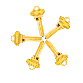 WAH YUE HING 50-pack brass key blanks suitable for locksmiths