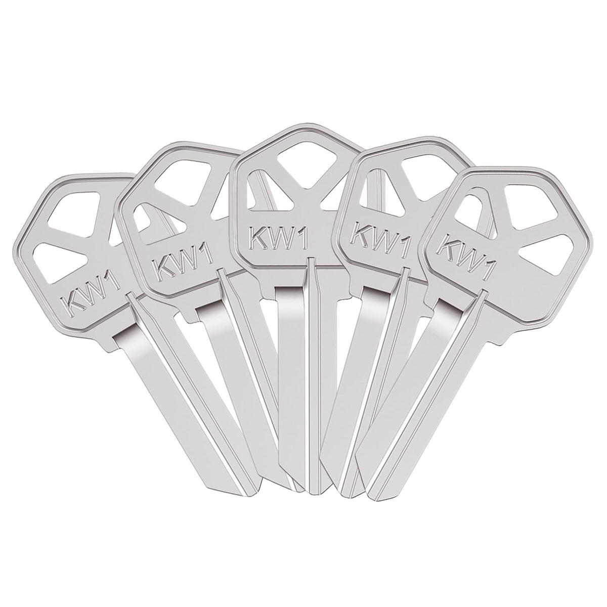 WAH LIN PARTS 50-pack blank keys neatly boxed for storage and portability