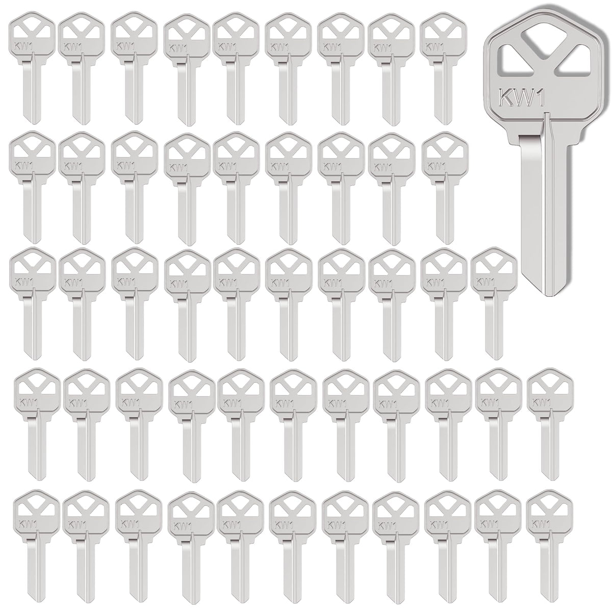 WAH LIN PARTS KW1 blank key blanks with premium copper structure for durability