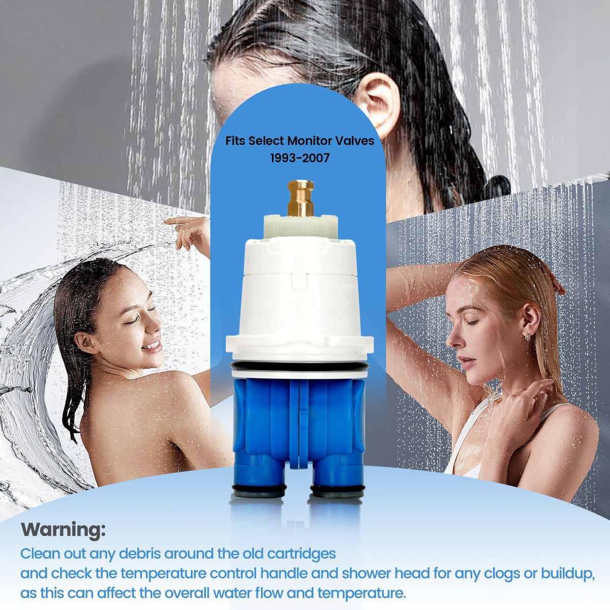 Wairool Delta-compatible label confirms fit with select Monitor valves before 2007.