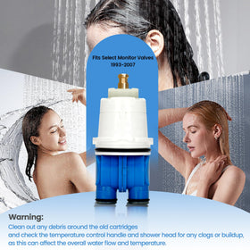 Wairool Delta-compatible label confirms fit with select Monitor valves before 2007.