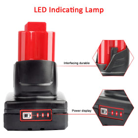 Waitley 12V 6Ah battery with charger for easy top-ups and minimal downtime