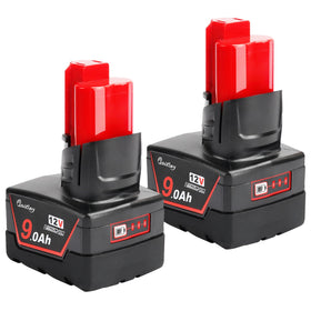 Waitley 12V 9Ah battery front view, showcasing high-capacity Li-ion power.