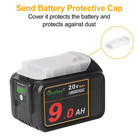 Waitley 20V 9.0Ah battery for real-world drill tasks.