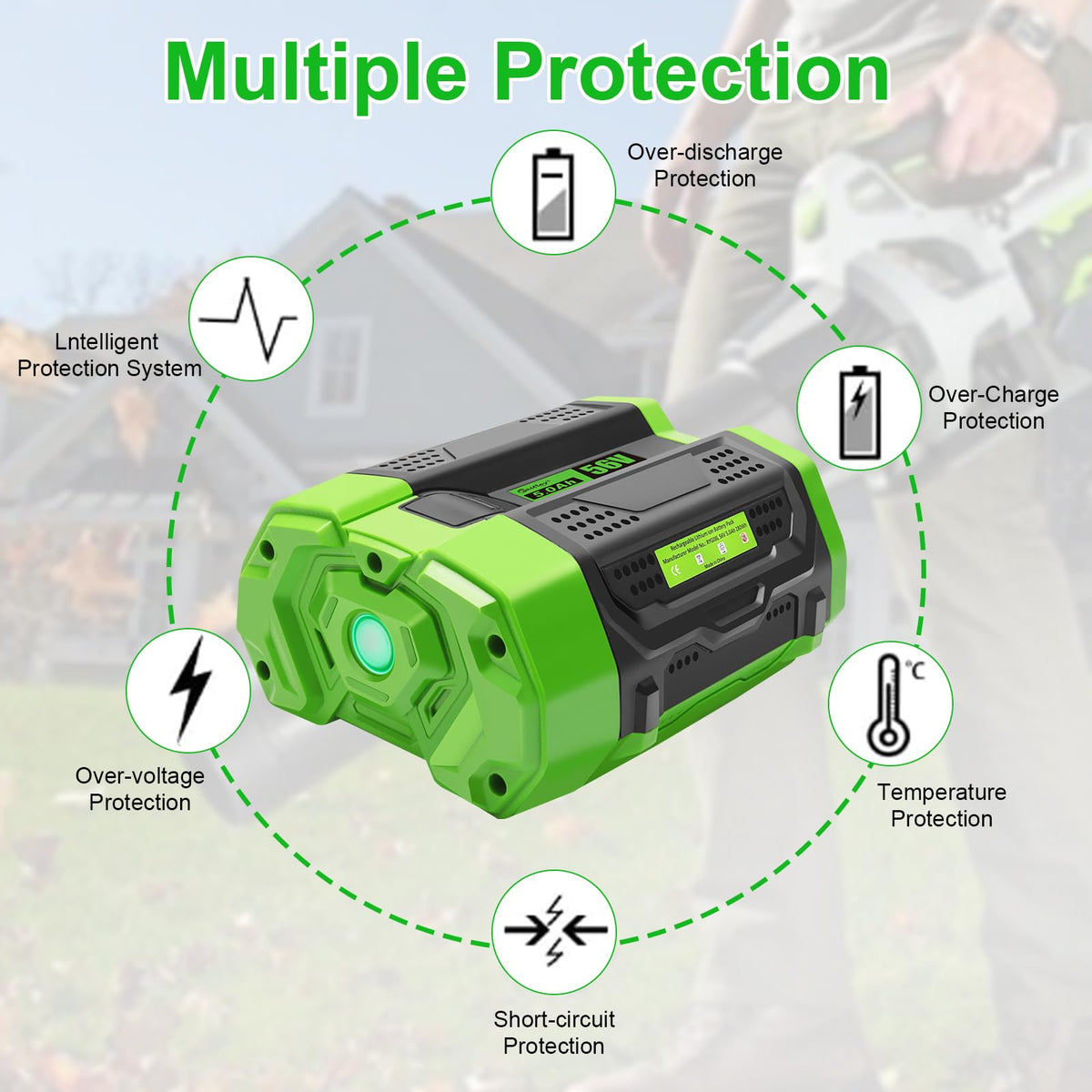 Waitley 56V 5Ah charging with original charger for convenient recharging