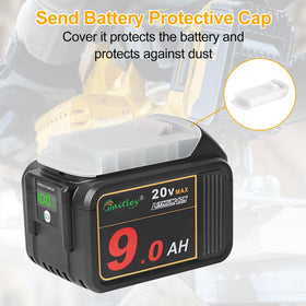Waitley battery in use with cordless tool demonstrates efficient work session