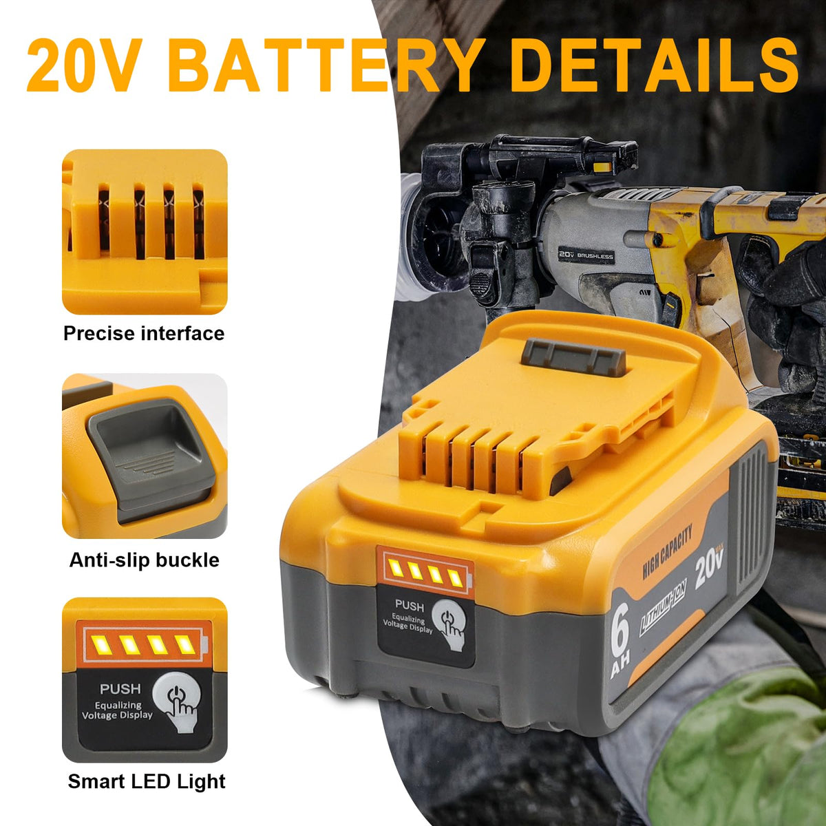 Waitley battery safety features protect against overload and overheating
