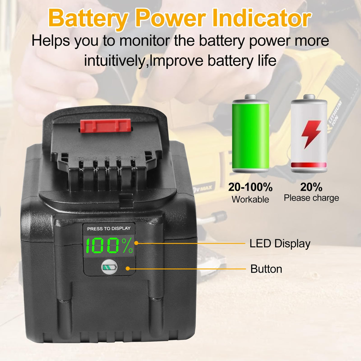Waitley two-pack battery setup ready for continuous tool operation