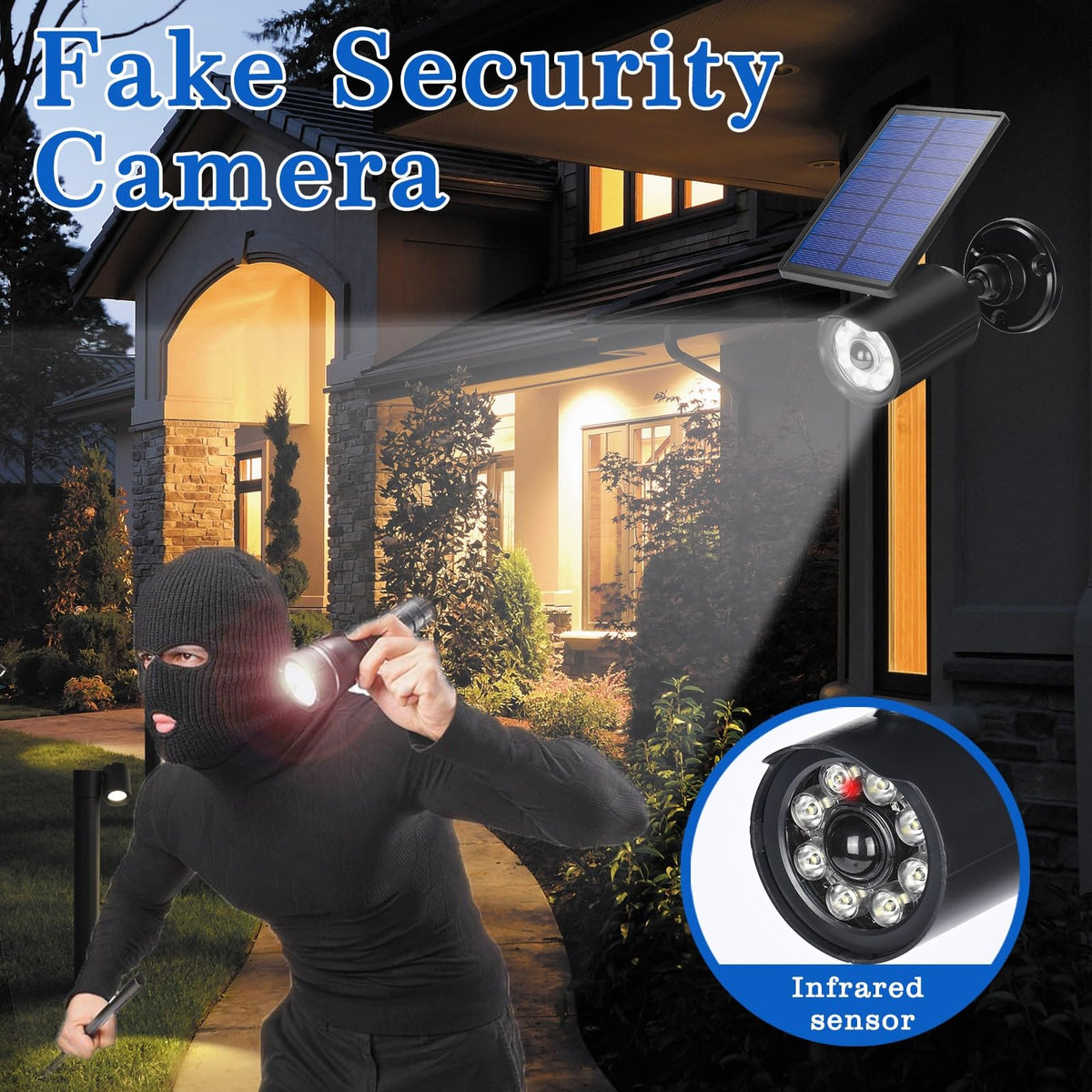 WaitScher solar motion light dusk setup demonstrates easy outdoor installation