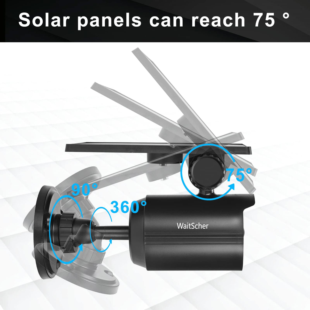 WaitScher garden spotlight showcasing durable outdoor performance at night