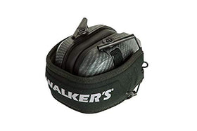 Walker's Razor Carbon earmuffs dual hi-gain microphones for natural sound amplification