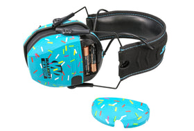 Walker's Razor Slim earmuffs side view highlighting compact design for all-day wear