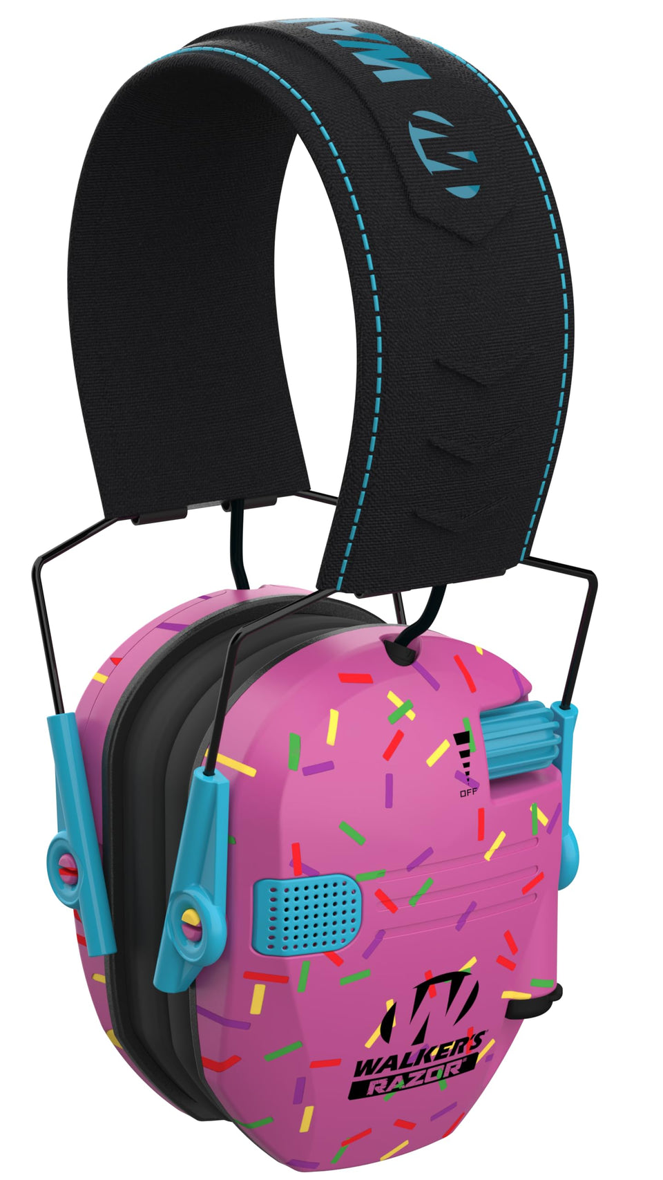 Walker's Razor Slim ear muffs compact design for secure hearing protection