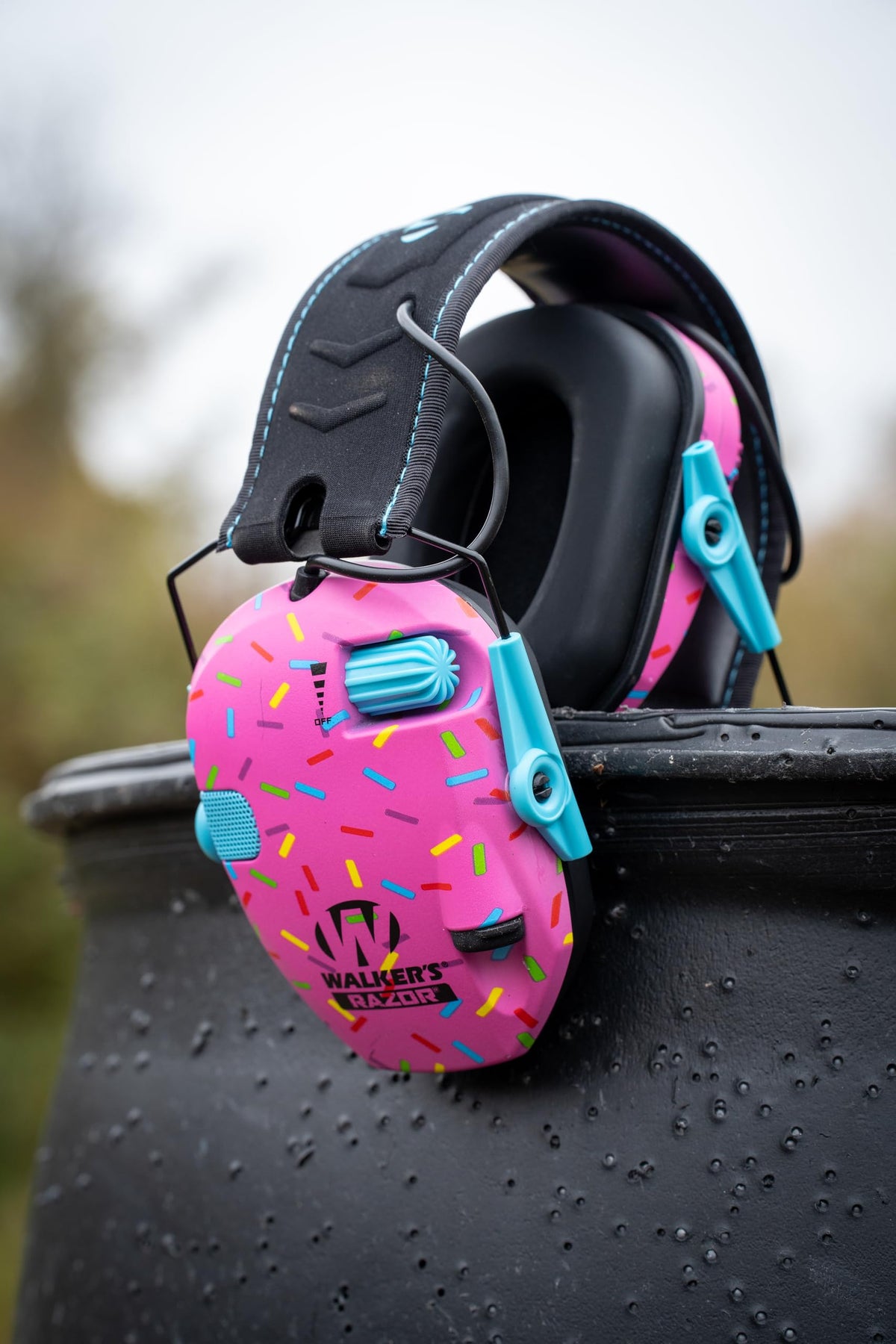 Walker's Razor Slim rugged rubberized coating protects electronics in rugged outdoor use