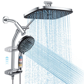 Walkinstin 12 inch overhead shower head delivering immersive rainfall coverage
