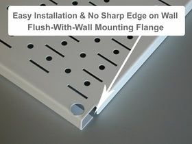 Wall Control screwdriver holder keeps bits organized and reachable.