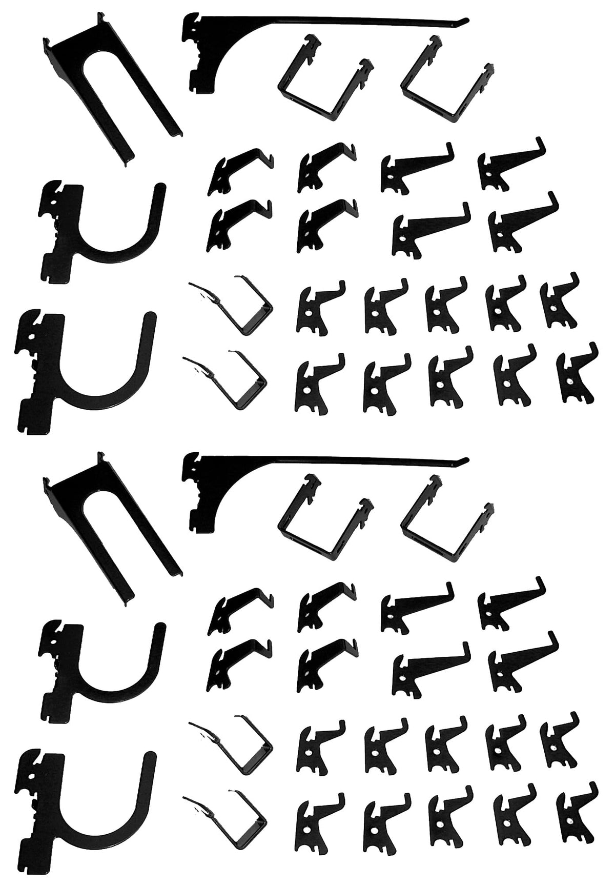 Wall Control standard hooks securing tools with stable engagement.