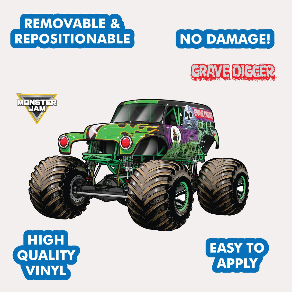 Wall Palz AR interaction brings Grave Digger to life on your wall