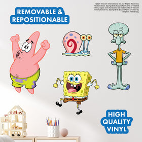 Wall Palz Patrick Star decal adds whimsical sea-life charm to walls.
