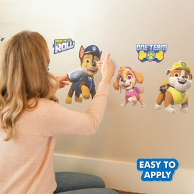 Wall Palz Paw Patrol Rubble decal brings cheerful color to walls