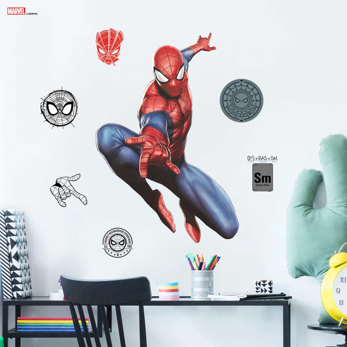 Wall Palz Spider-Man augmented reality wall art sparks interactive play.