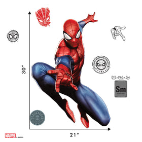Wall Palz Spider-Man bedroom focus wall adds immersive storytelling.