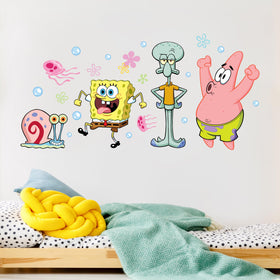 Wall Palz SpongeBob decal featuring SpongeBob for a bright, playful bedroom accent.
