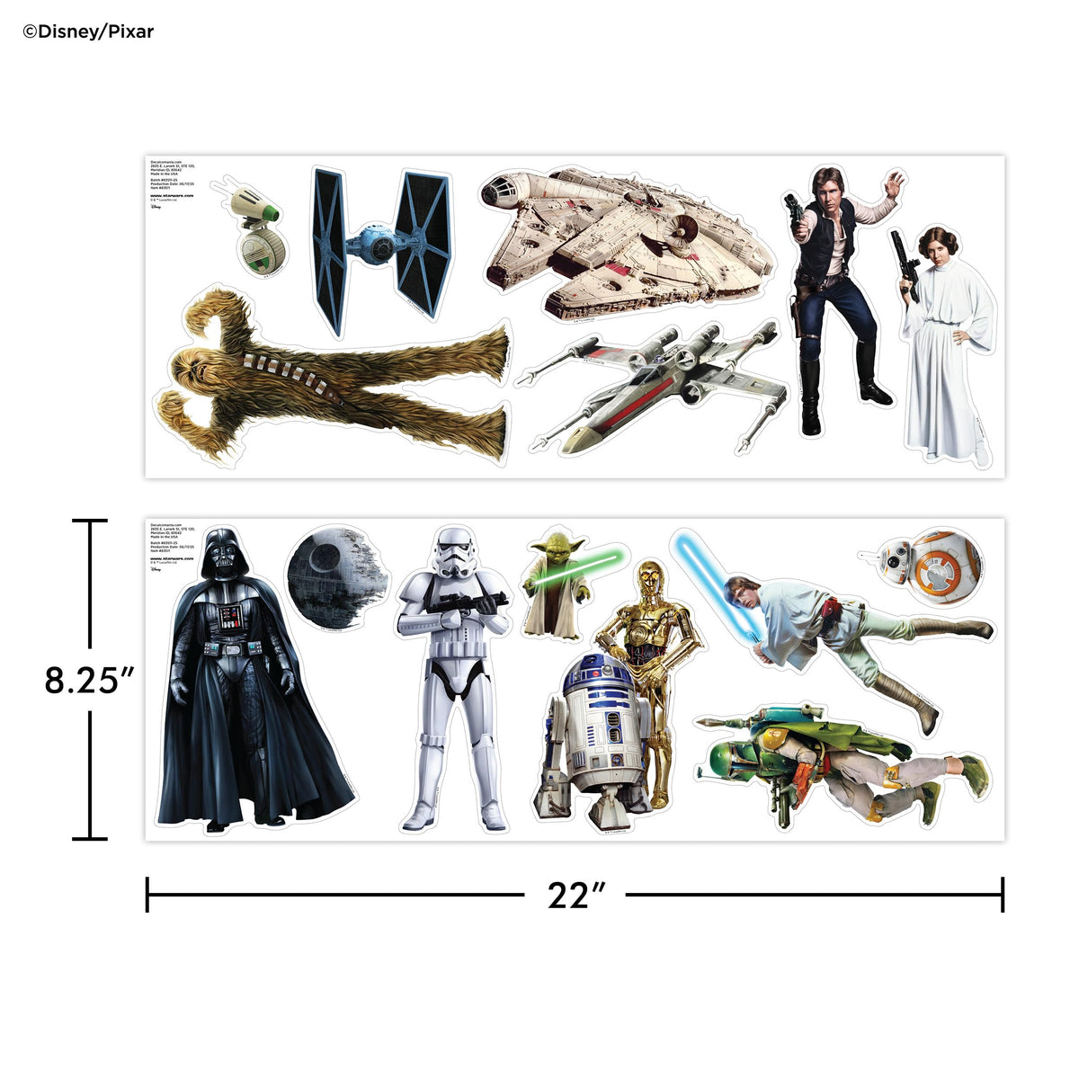 Wall Palz Star Wars Death Star decal for iconic, removable wall art