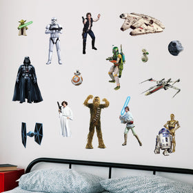 Wall Palz Star Wars Luke Skywalker decal for kid-friendly room decor