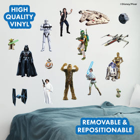Wall Palz Star Wars Princess Leia decal for vibrant storytelling space