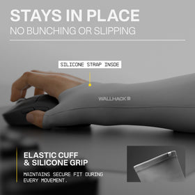 Wallhack Gaming Pro Sleeve reinforced stitching supports long-lasting durability.