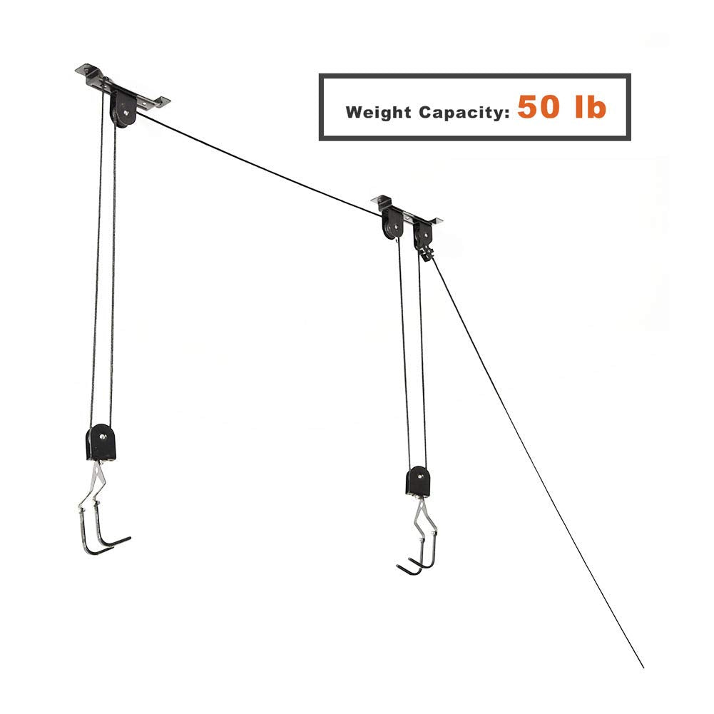 Wallmaster indoor bicycle hooks protect your finish with soft-coated hooks