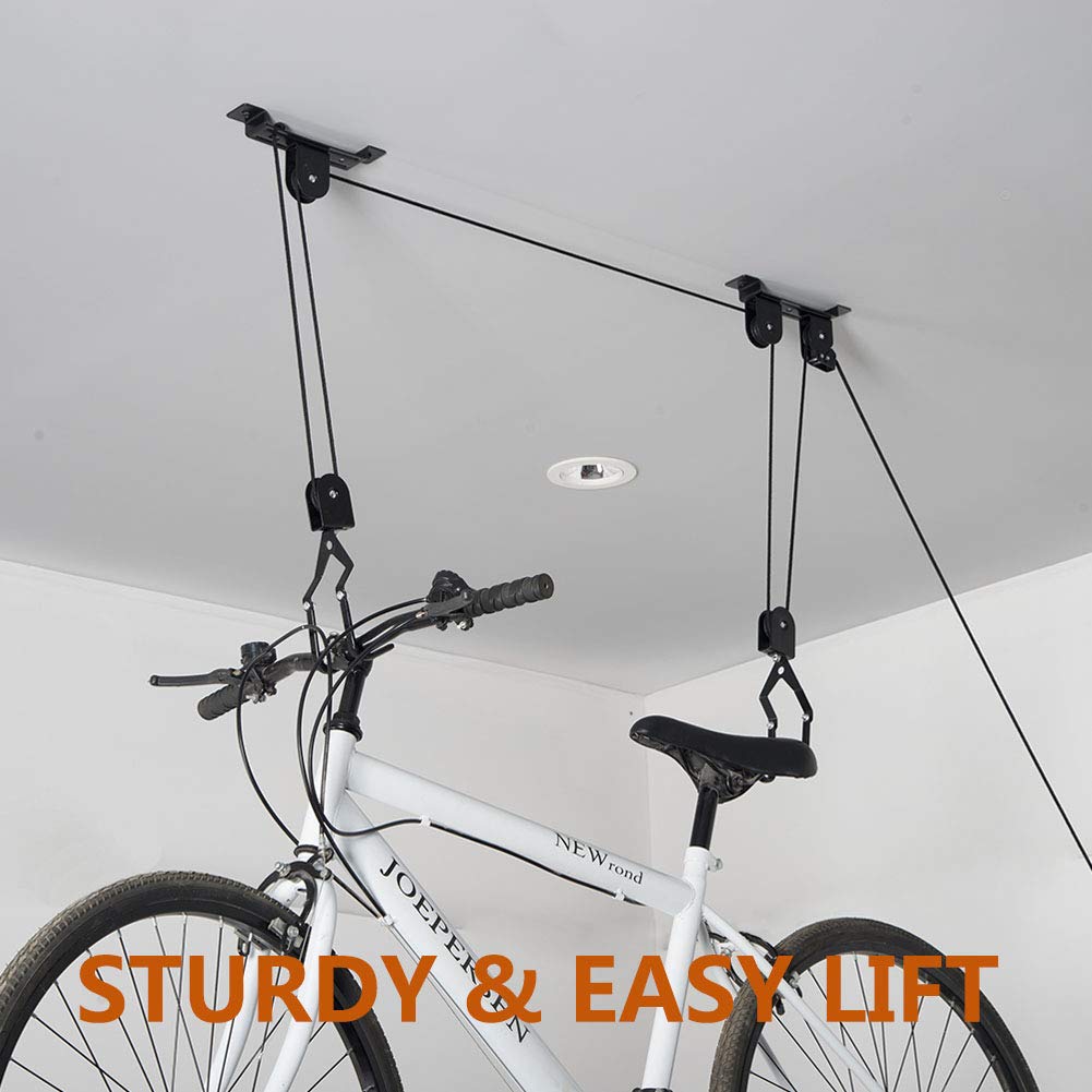 Wallmaster scratch-resistant hooks keep bike finish pristine during storage