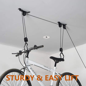 Wallmaster scratch-resistant hooks keep bike finish pristine during storage