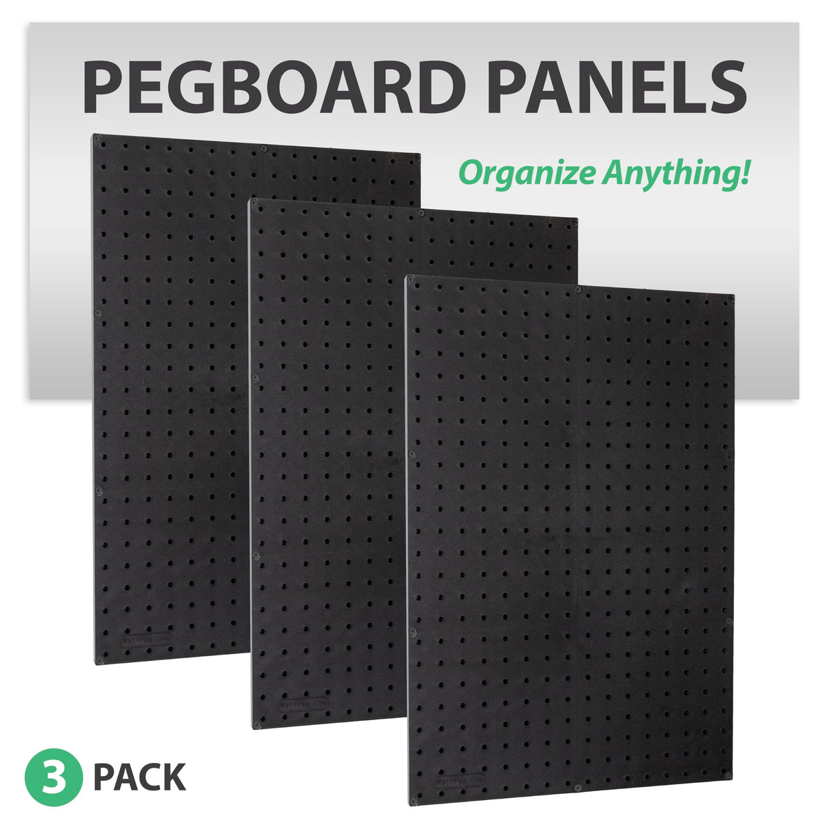 Wallpeg three-panel kit displayed for flexible wall mounting