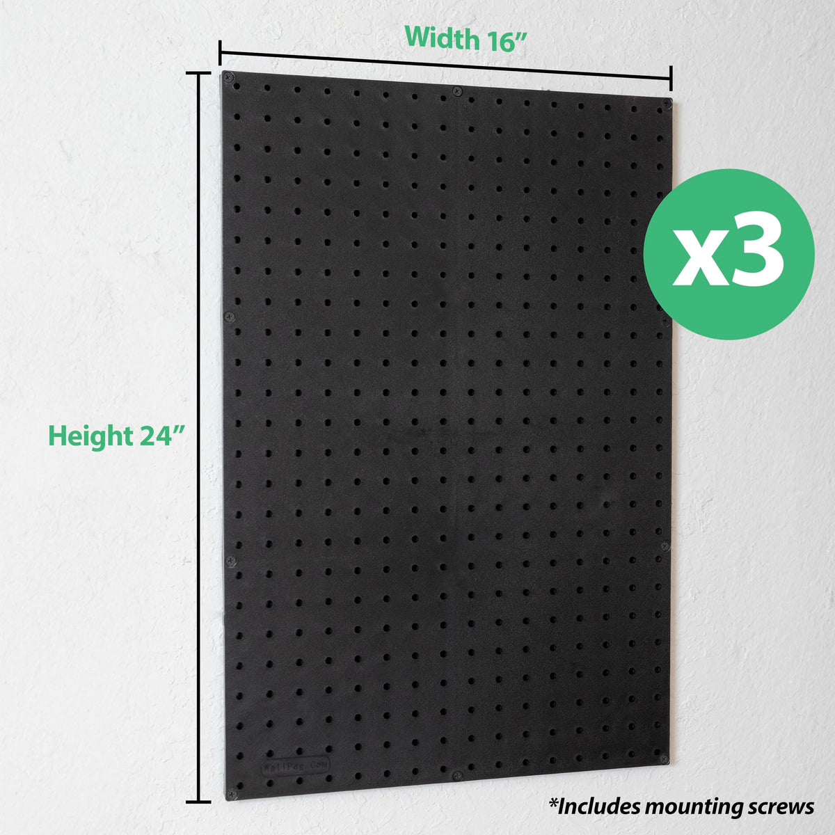 Wallpeg finish shown as kid-friendly with smooth edges