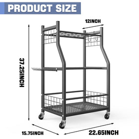 WALMANN easy assembly with included hardware—no wall mounting needed.