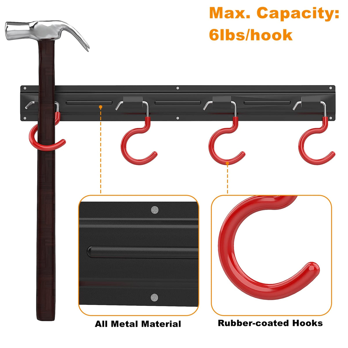 WALMANN separable four-section rail system for a customized layout.