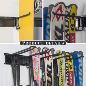 WALMANN rack mounted on wall with studs showing sturdy installation