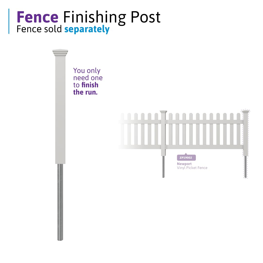 WamBam steel anchor in-ground securing the post for a solid finish.