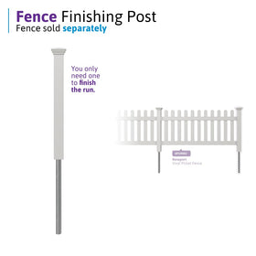 WamBam steel anchor in-ground securing the post for a solid finish.