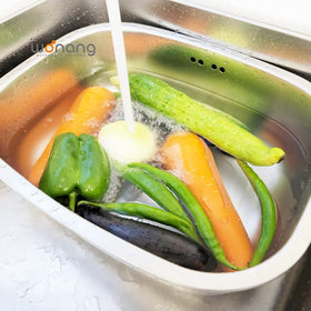 WANANG dishpan ample space for dishes and pots during cleaning.