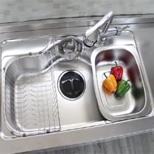 WANANG dishpan durable stainless steel surface resists rust.