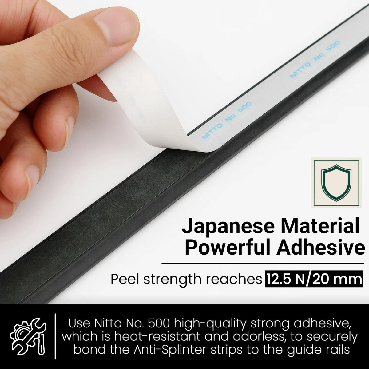 Wangenbro zero-splinter cutting performance minimizes tear-out for clean edges.